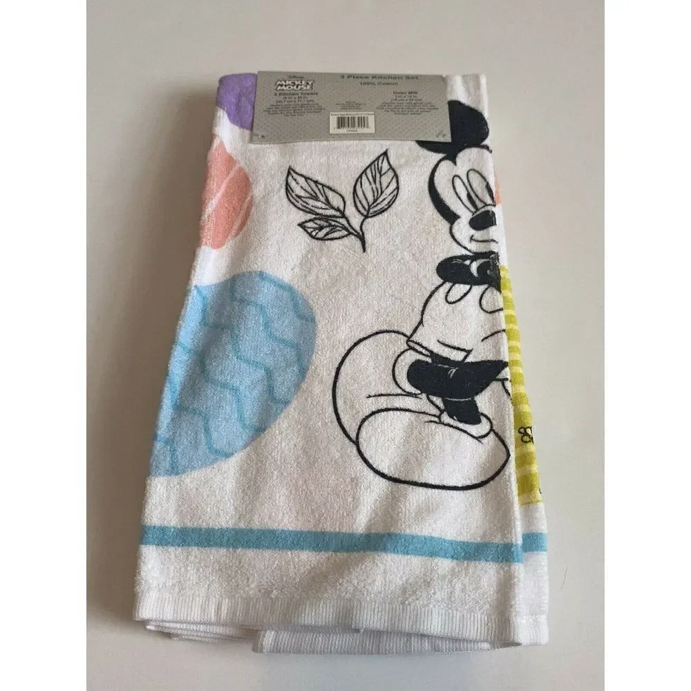 Easter‎ Disney Mickey Mouse 3 Pc KITCHEN SET TOWEL